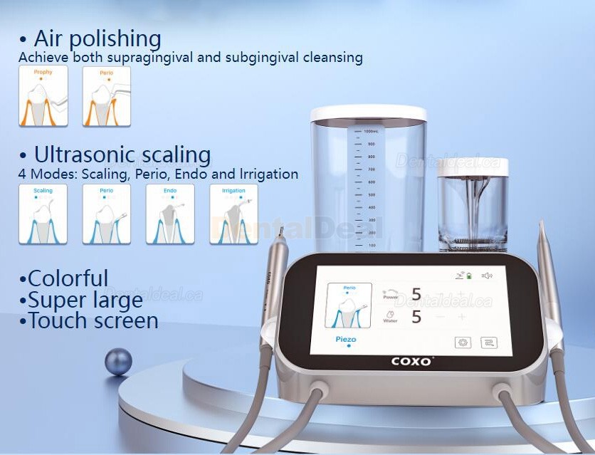 COXO PT MASTER Dental Ultrasonic Piezo Scaler and Air Polisher Mahince